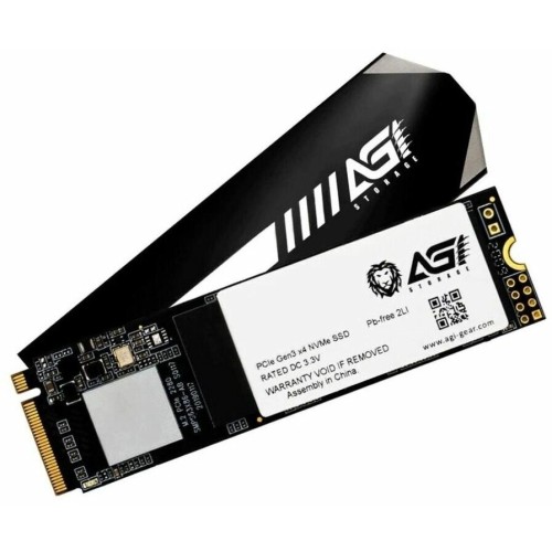 Твердотельный накопитель M.2 2280 1TB AGI AI198 Client SSD PCIe Gen3x4 with NVMe, 2000/1690, IOPS 214/243K, MTBF 1.6M, 3D NAND TLC, 400TBW, 0,37DWPD, RTL (610347) {100}